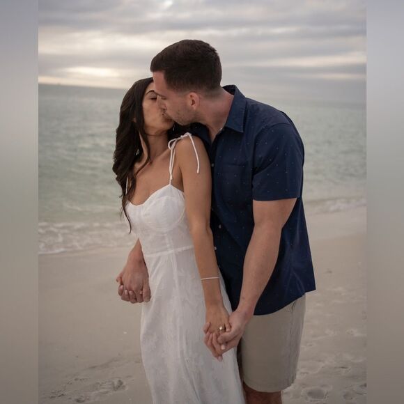 Lulus white midi dress - Picture 1 of 15